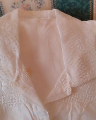 Camicia da notte vintage bianca Taglia S