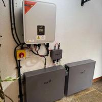 Kit 10kw accumulo fotovoltaico 6kw litio inverter
