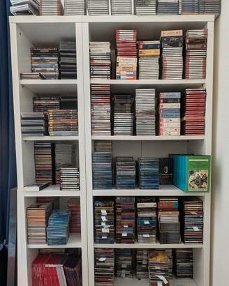 collezione CD di musica classica, DVD, VHs