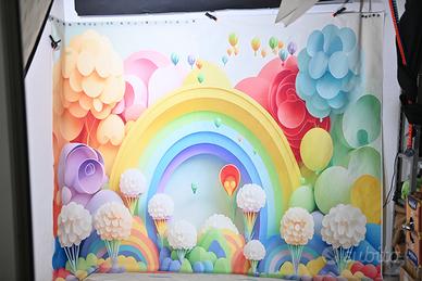 Fondale fotografico compleanno 3x2,5 metri