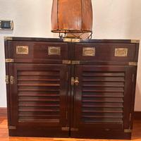 Mobile contenitore stile nautico / coloniale