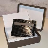 NUOVO - Porta Carte di Credito vero Serpente 
