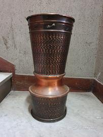 Portaombrelli in rame