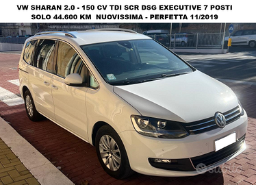 VW SHARAN 7 POSTI SOLO 44.600 KM