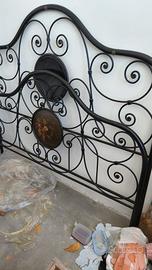 letto ferro battuto artigianale 