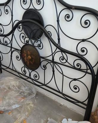 letto ferro battuto artigianale 
