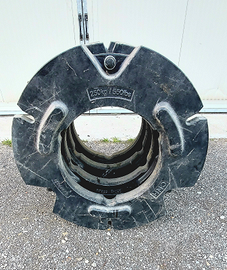 Zavorre ad anelli per trattori CNH kg 250 usate