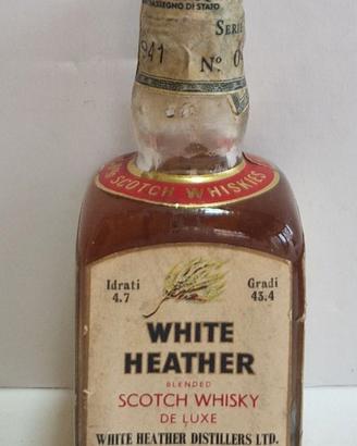 White Heather Whisky 4,7 cl vintage
