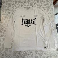 Maglia Maniche Lunghe Bianca, Cotone ben mantenuta