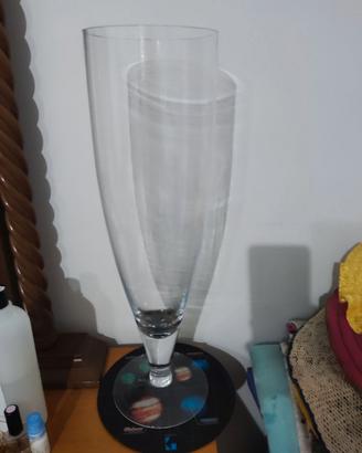 VASO IN VETRO A COPPA CONICA