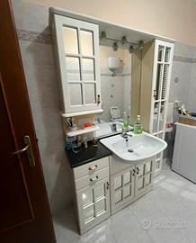 Mobile Bagno con Specchio e Pensili  - 140×190 cm