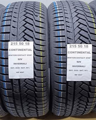 4 GOMME 215 50 18 CONTINENTAL INV RIF4047