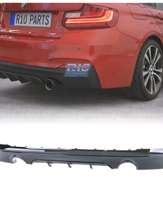 DIFFUSORE BMW F22 F23 LOOK M PERFORMANCE NERO LUCI