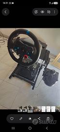 Volante play station 5  + struttura di appoggio