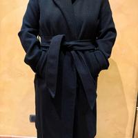 cappotto lungo sfoderato nero 