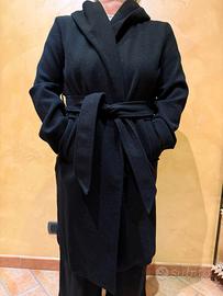 cappotto lungo sfoderato nero 