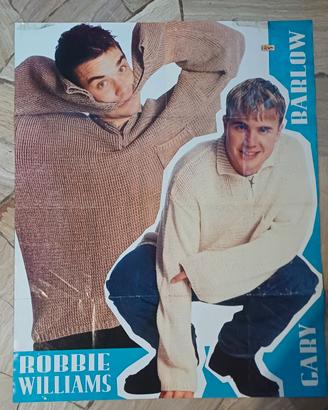 poster Robbie Williams Gary Barlow e Neri per Caso