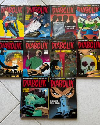 DIABOLIK INEDITO XLVI (2009)  10 NUMERI no n. 3-9