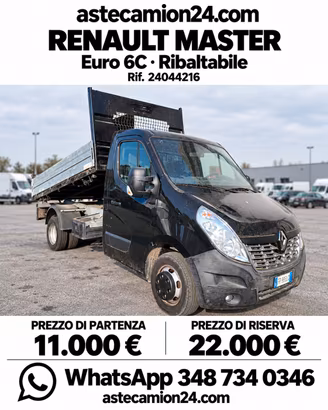 Renault master ribaltabile asta libera