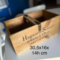 Scatola legno Hogwarts harry potter