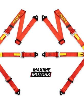 Kit 2 cinture MOMO PRO RACING 6 punti omologate FI