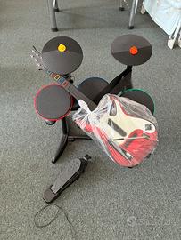 Batteria e chitarra nintendo wii