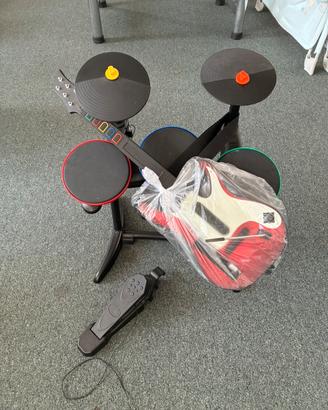 Batteria e chitarra nintendo wii