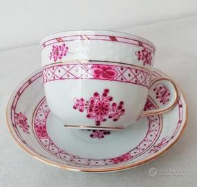 Tazza caffè antica porcellana Herend 