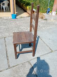 sedie rustiche 
