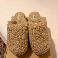 UGG Ciabatte Platform in Montone Beige