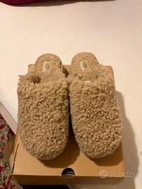 UGG Ciabatte Platform in Montone Beige