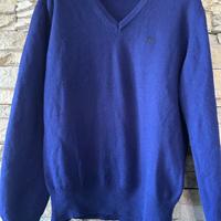 Maglione blu elettrico uomo