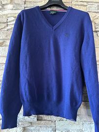 Maglione blu elettrico uomo