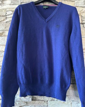 Maglione blu elettrico uomo