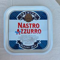 Vassoio quadrato Birra Nastro Azzurro Premium.