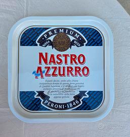 Vassoio quadrato Birra Nastro Azzurro Premium.