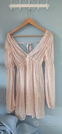 Blusa Trasparente Rosa Cipria Relish