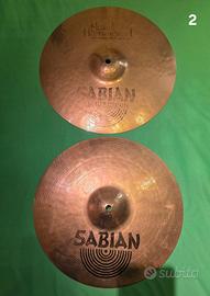 Charleston Sabian Hand Hammered HH Rock Hats 14"