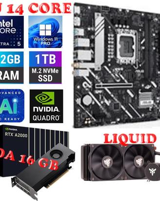 PC Ai INTEL CORE UTLRA 5 235 32GB RAM QUADRO 16GB