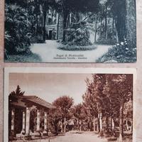 2 VECCHIE ANTICHE CARTOLINE BAGNI DI MONTECATINI