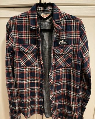 Camicia Petrol Industries a quadri taglia 176 xs-s