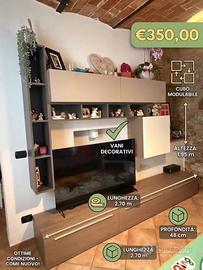 PARETE ATTREZZATA DA SOGGIORNO MODERNA