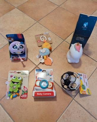 Giocattoli accessori neonato nuovi mai usati