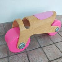 Gioco moto legno bambini