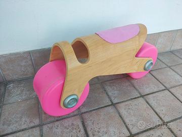 Gioco moto legno bambini
