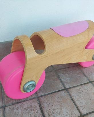 Gioco moto legno bambini