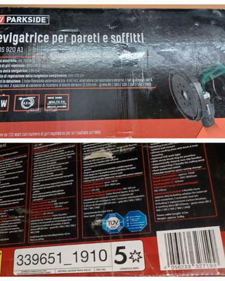 LEVIGATRICE PER PARETI E SOFFITTI PARKSIDE