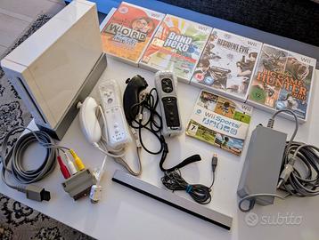 Wii con doppi controller e 5 giochi