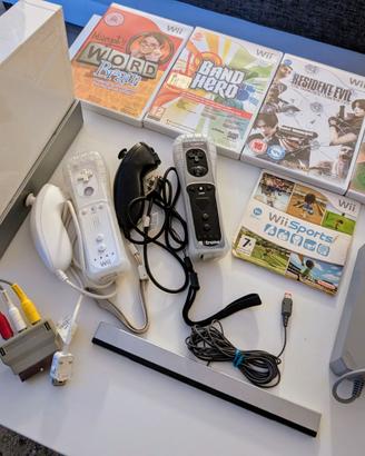 Wii con doppi controller e 5 giochi