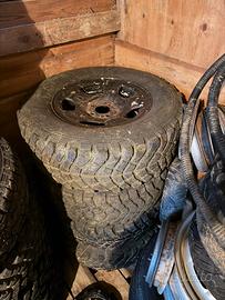 cerchi e gomme cherokee